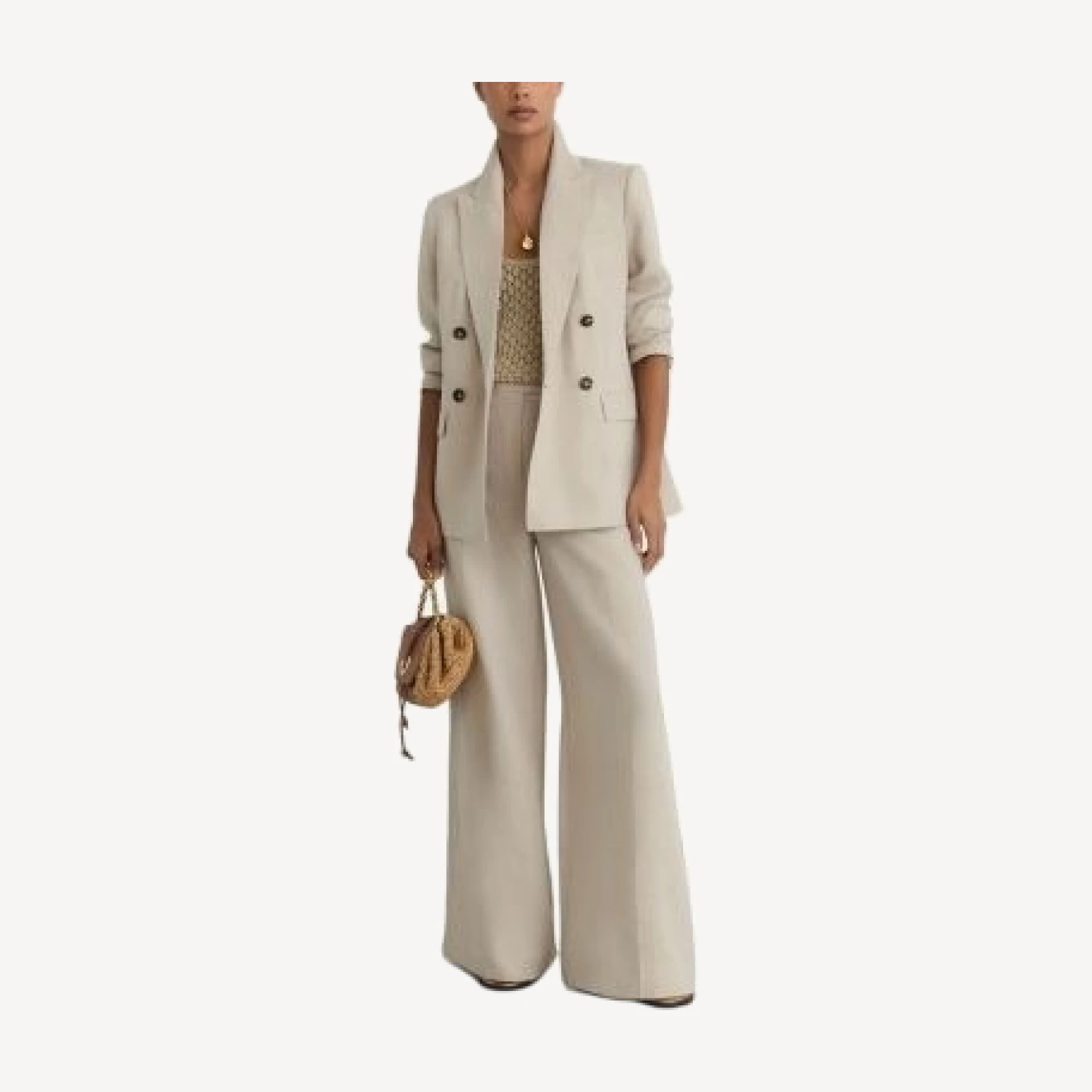 Reiss Petites Kit Linen Blazer