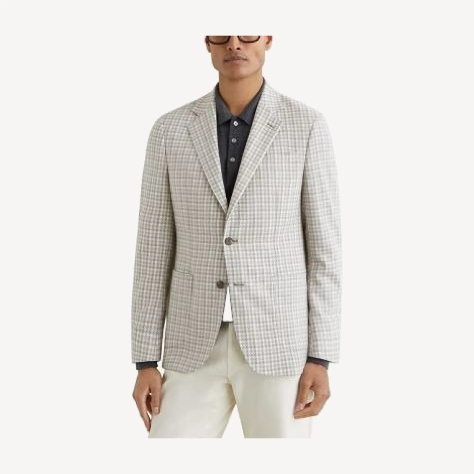 Reiss Canty Tailored Fit Houndstooth Blazer