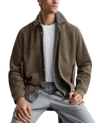 Reiss Sainsie Olive Green Jacket