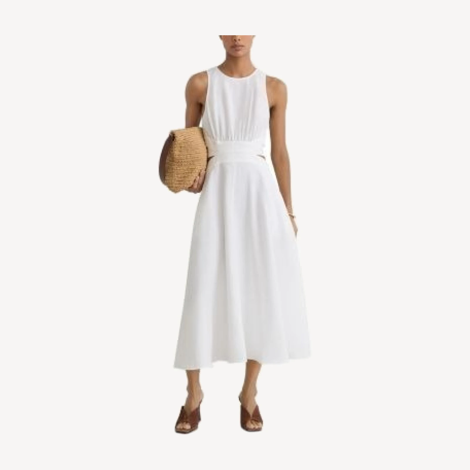 Reiss Hazel Round Neck Dress