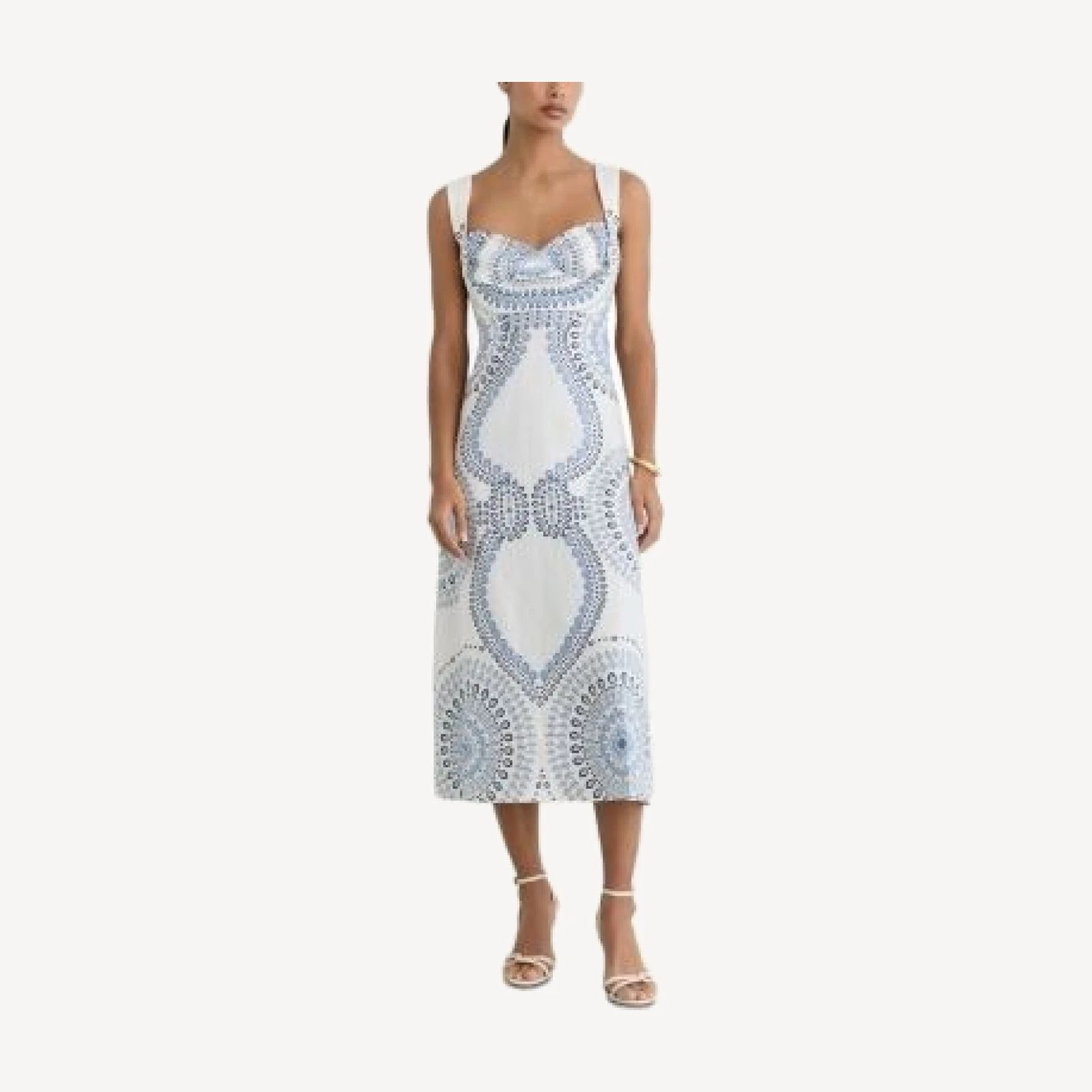 Reiss Addison Linen Dress
