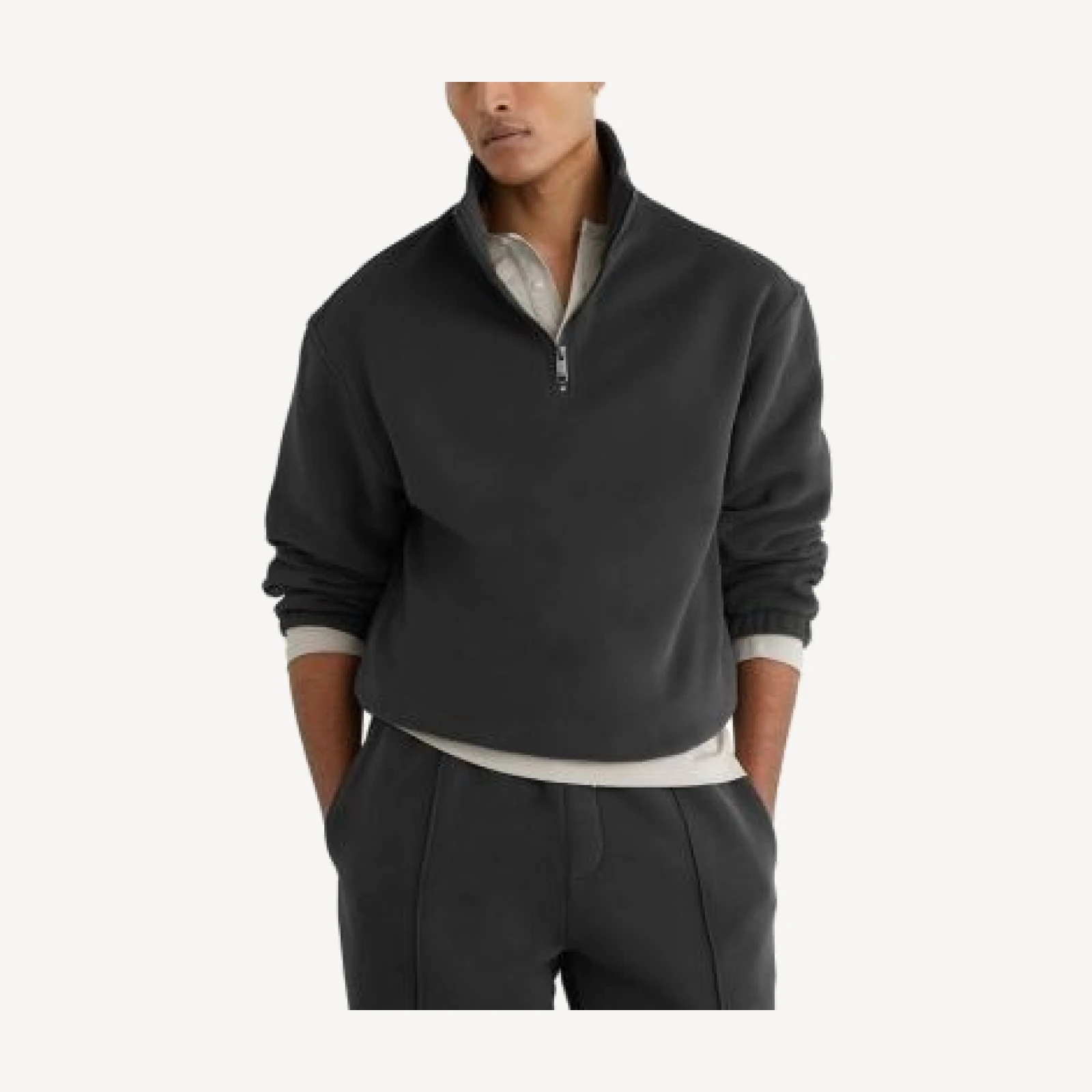 Reiss Quinn Quarter Zip Pullover