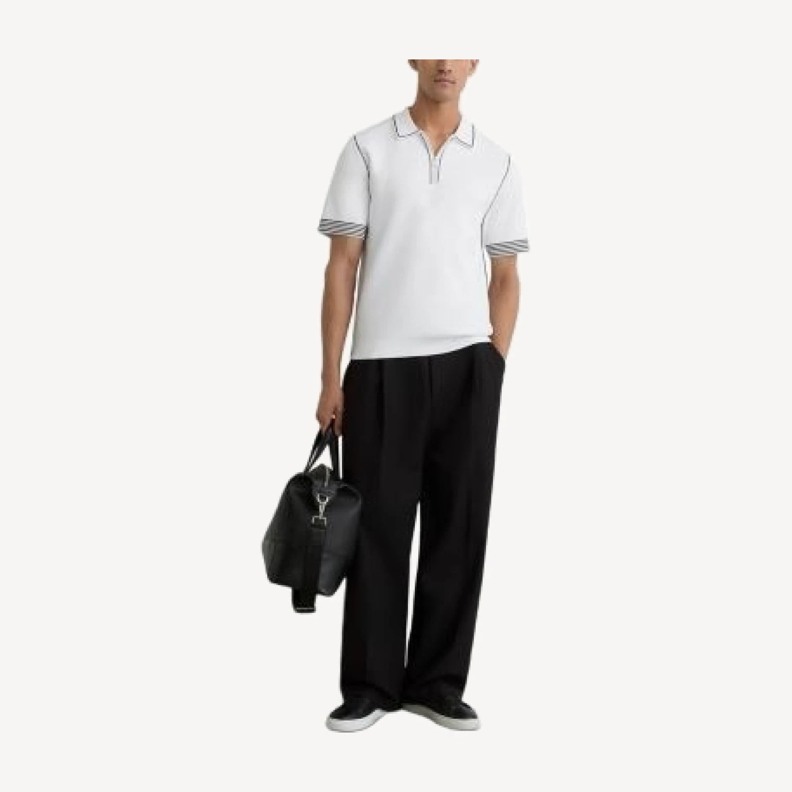Reiss Regular Fit Tipped Polo Shirt