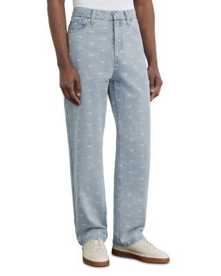 Reiss x McLaren Relaxed Fit Speedmark Pattern Jeans