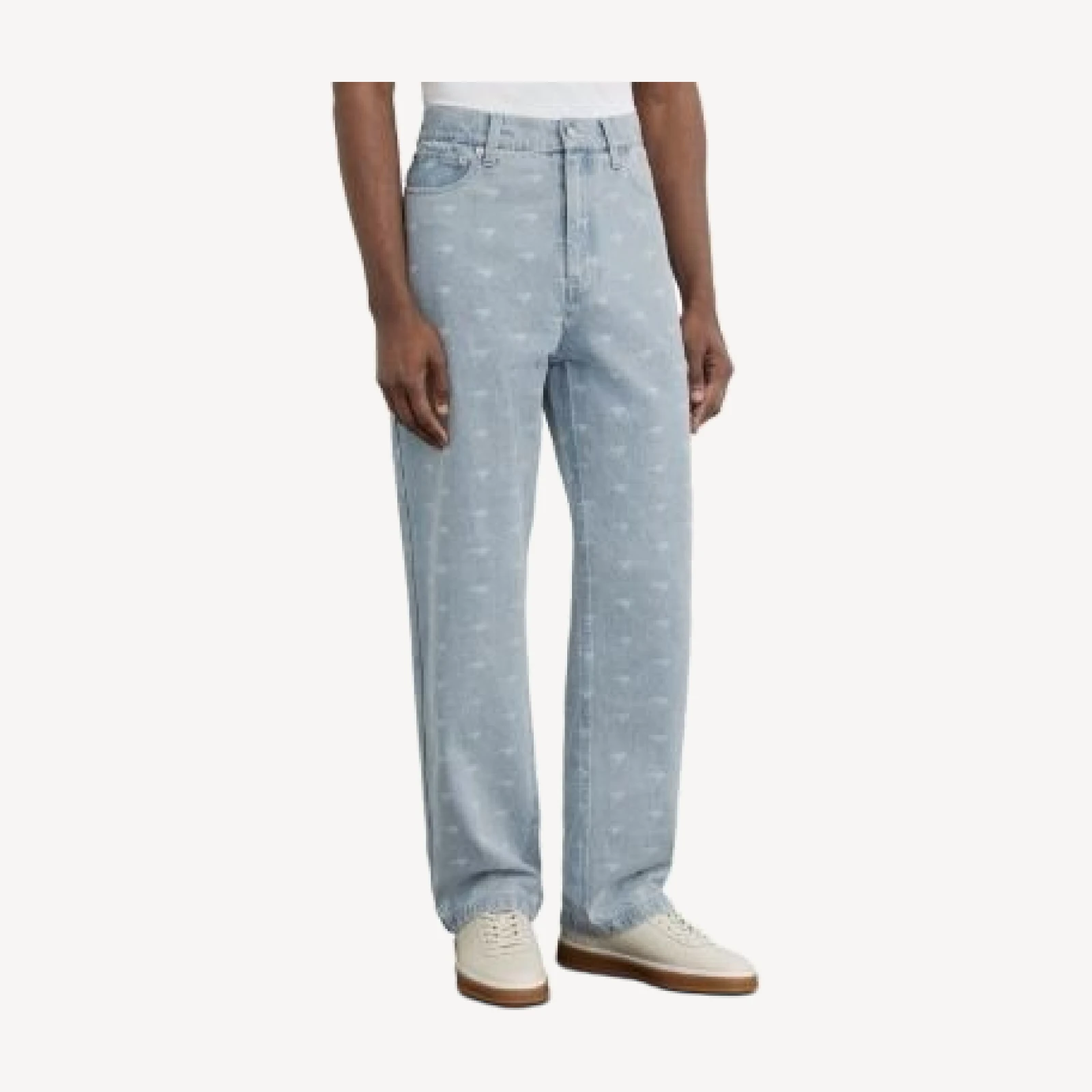 Reiss x McLaren Relaxed Fit Speedmark Pattern Jeans