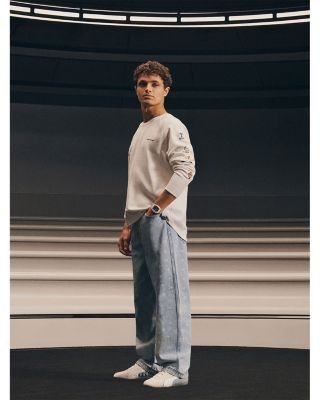 Reiss x McLaren Relaxed Fit Speedmark Pattern Jeans