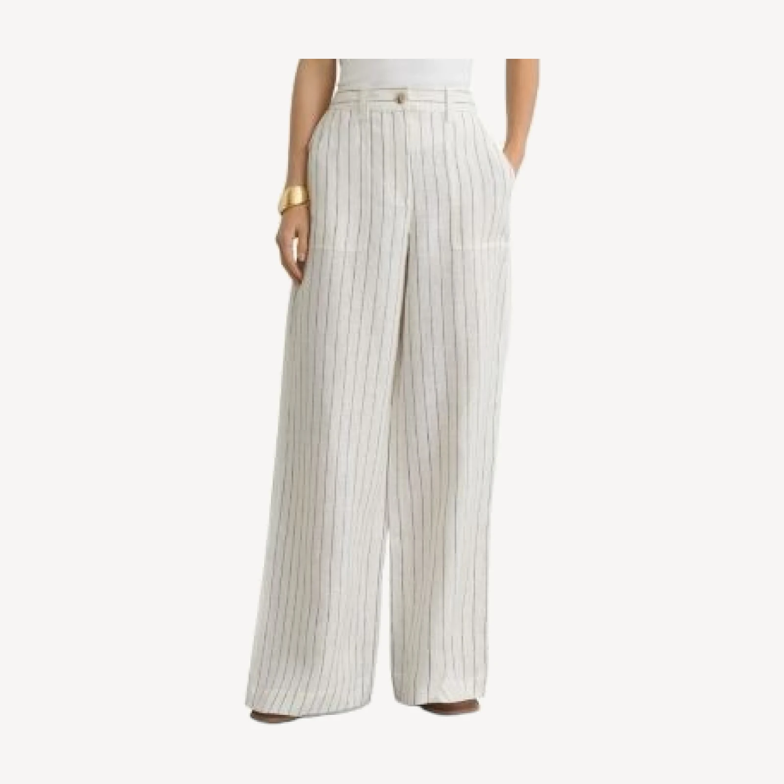Reiss Ashby Wide Leg Trousers