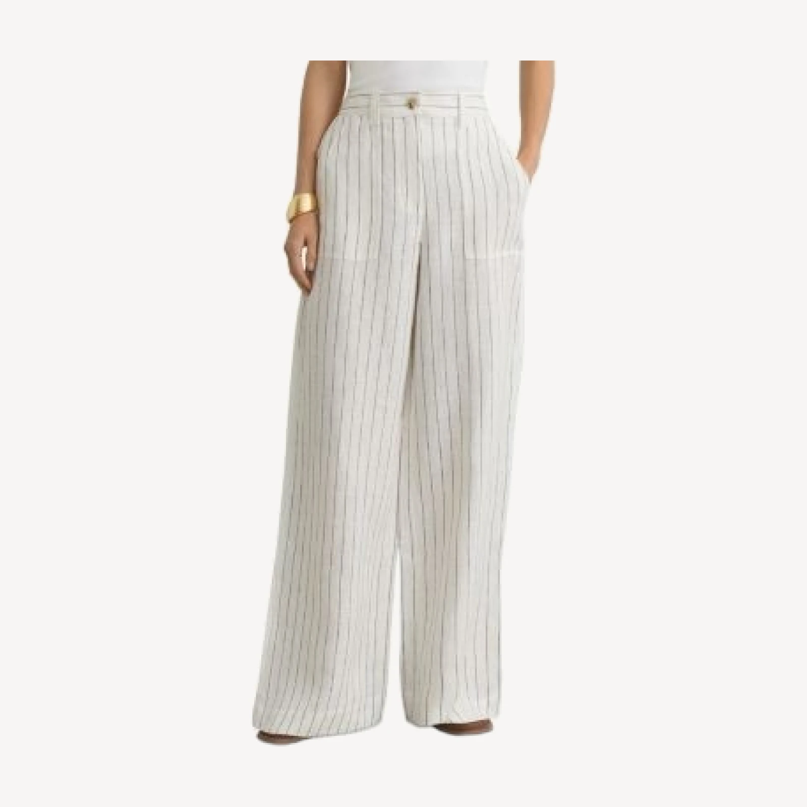 Reiss Petites Ashby Wide Leg Trousers