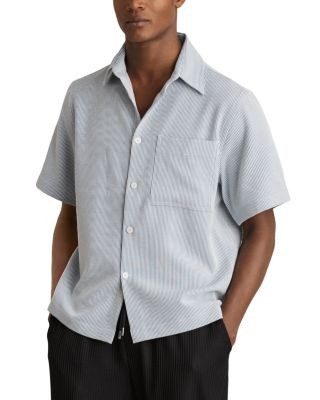 Reiss Sensei Narrow Stripe Pocket Shirt