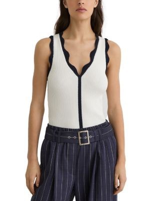 Reiss Freya Knit Top