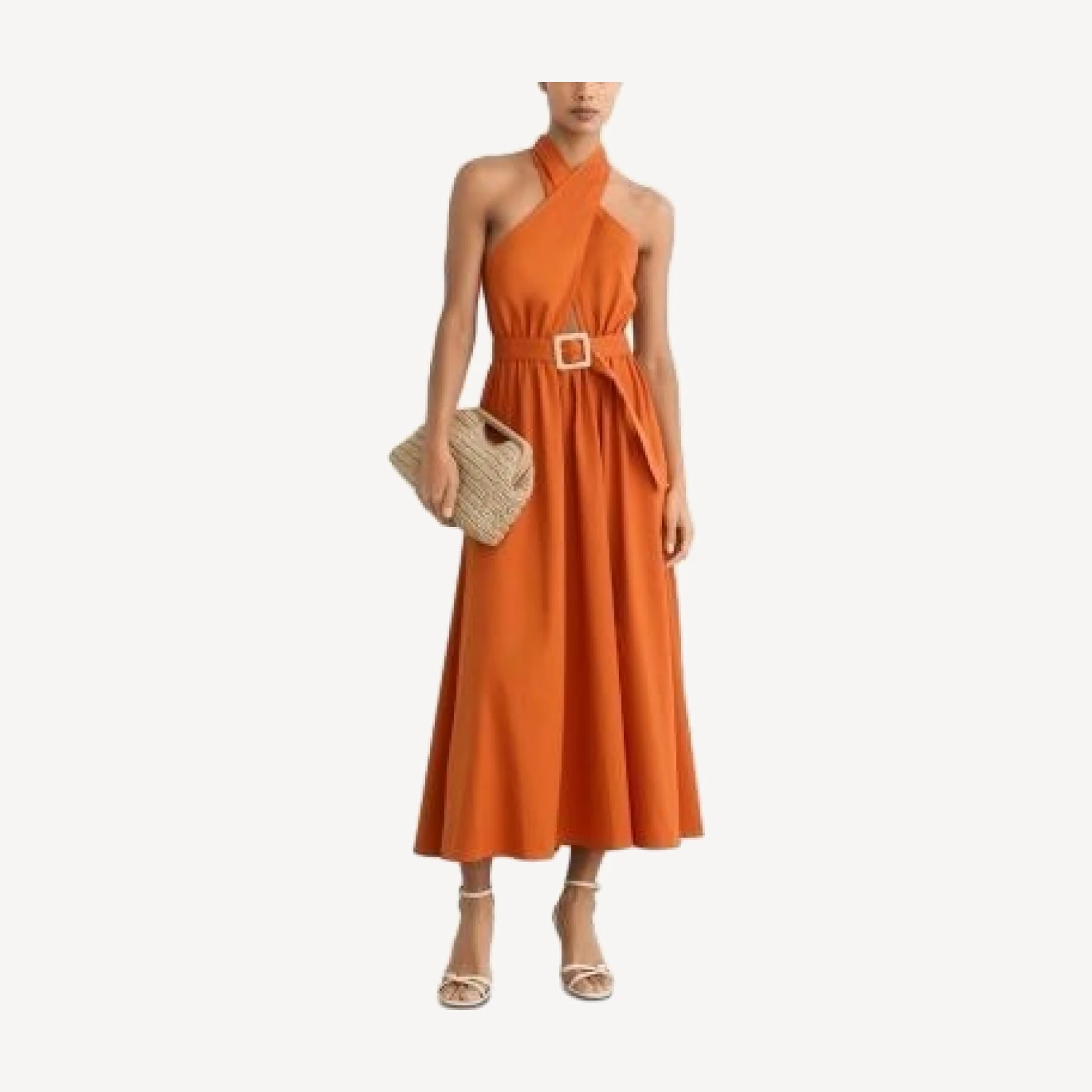 Reiss Rowe Crossover Dress