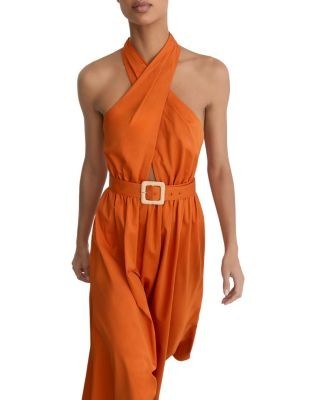 Reiss Rowe Crossover Dress