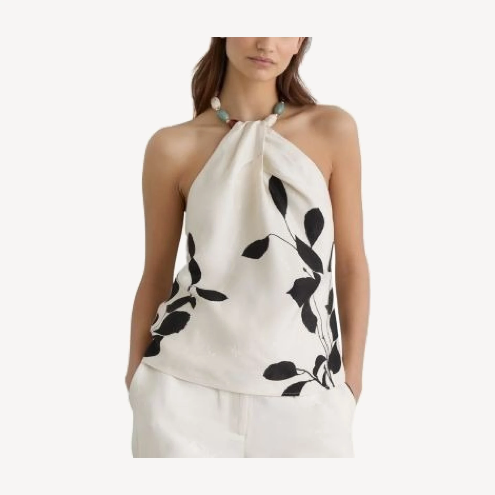 Reiss Delilah Jacquard Top