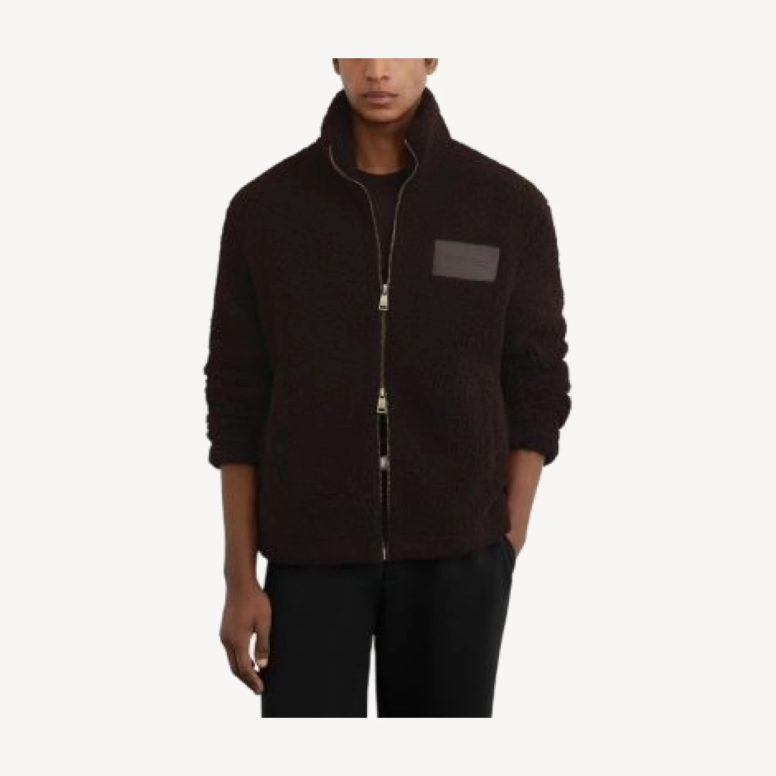 Reiss x McLaren Unisex Embroidered Motorsport Fleece Jacket