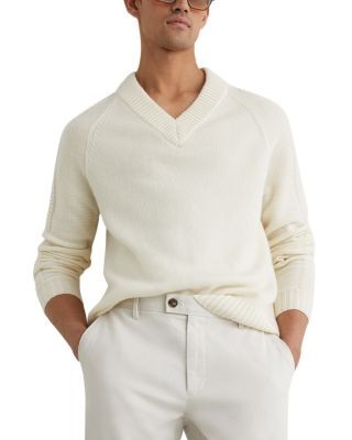 Reiss Dobby Tailored Fit Pique Chino Trousers, photo 4