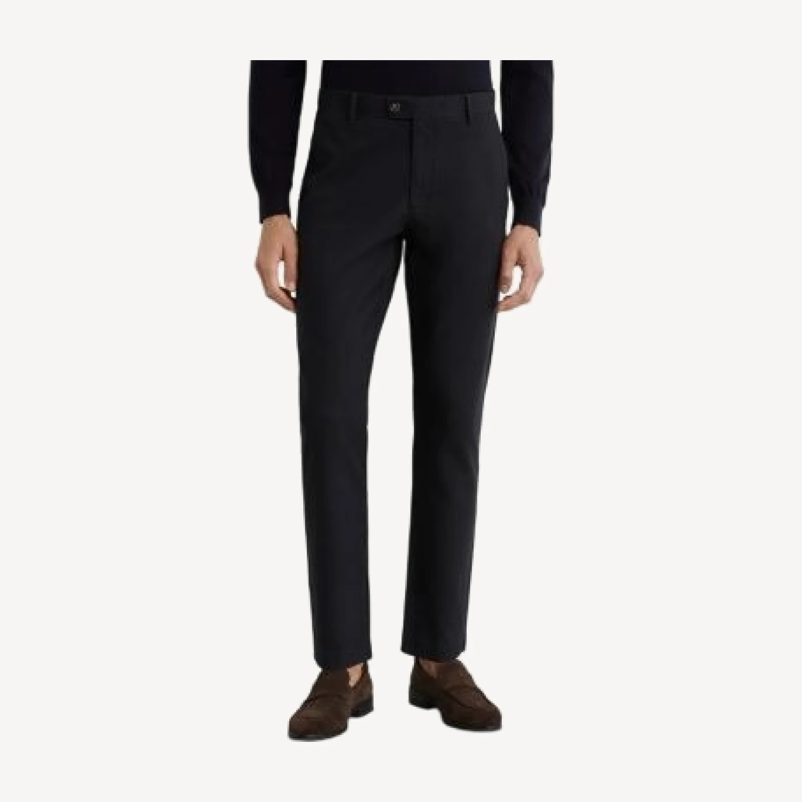 Reiss Dobby Tailored Fit Pique Chino Trousers