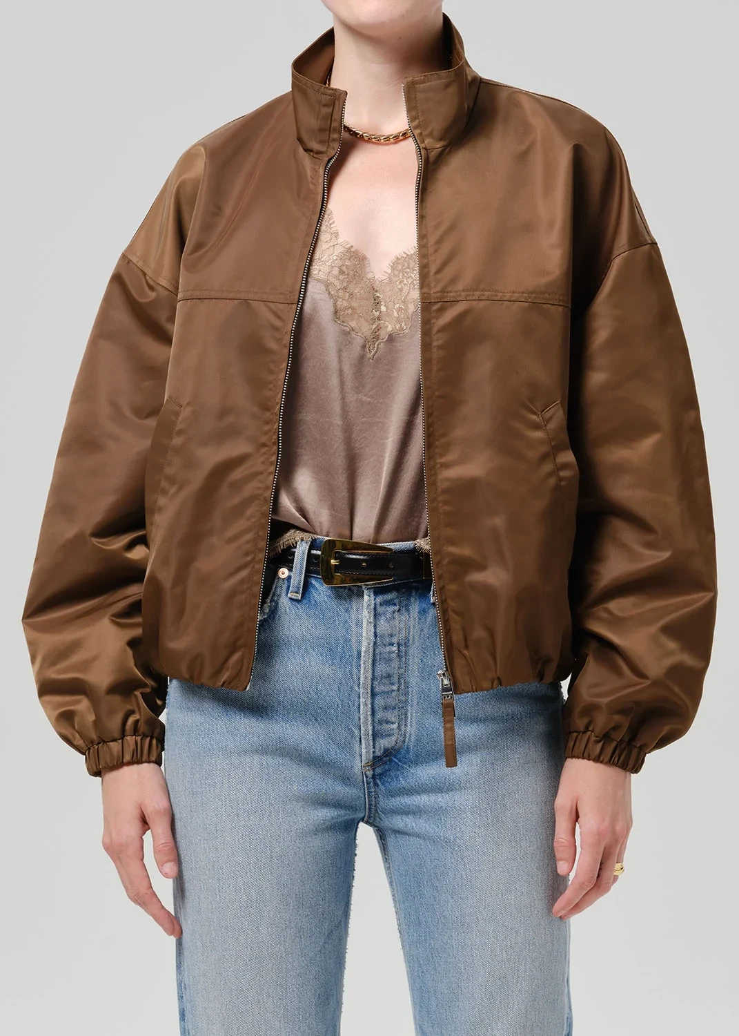 Barracuta Bubble Jacket in Toffee