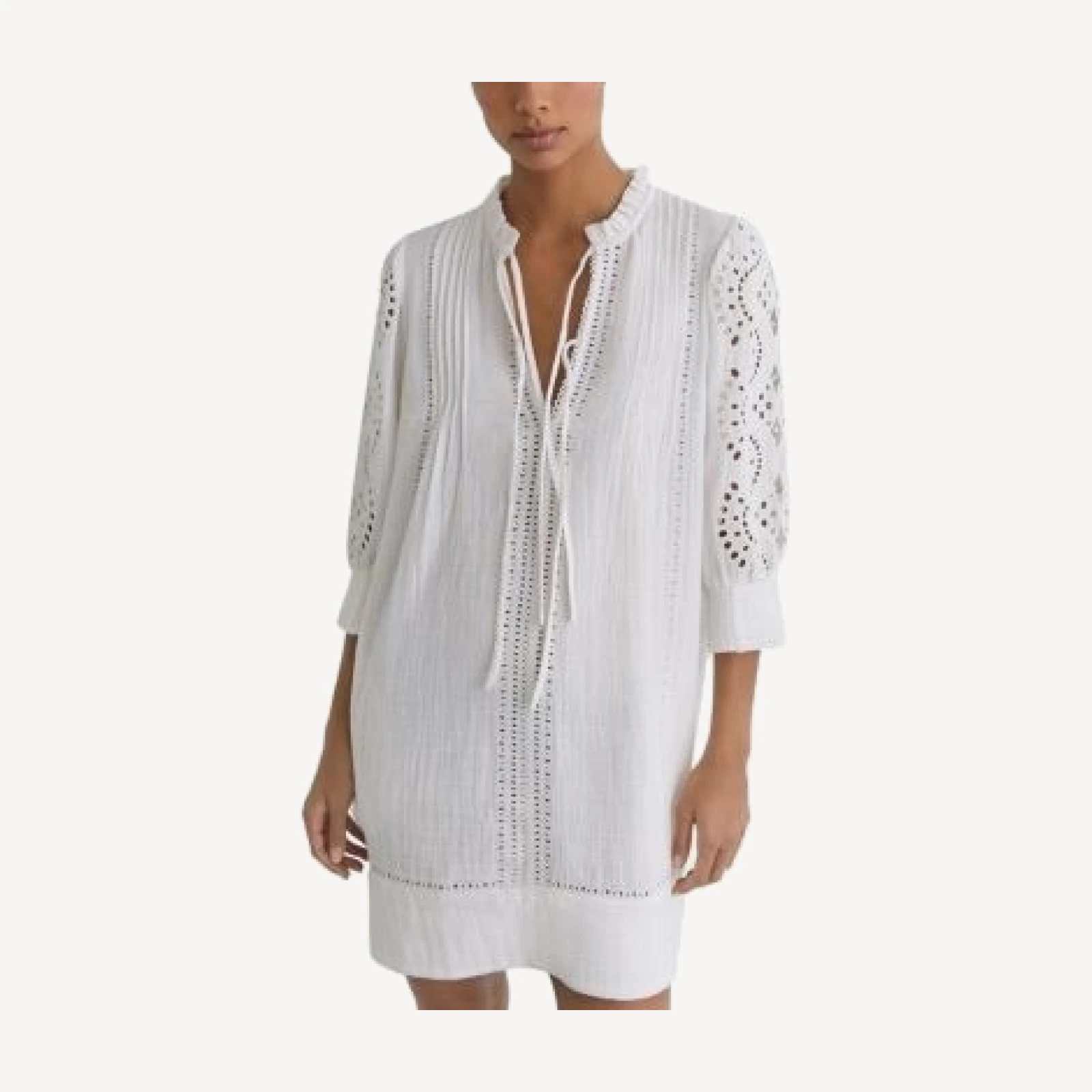 Reiss Gia Cheesecloth Resort Dress