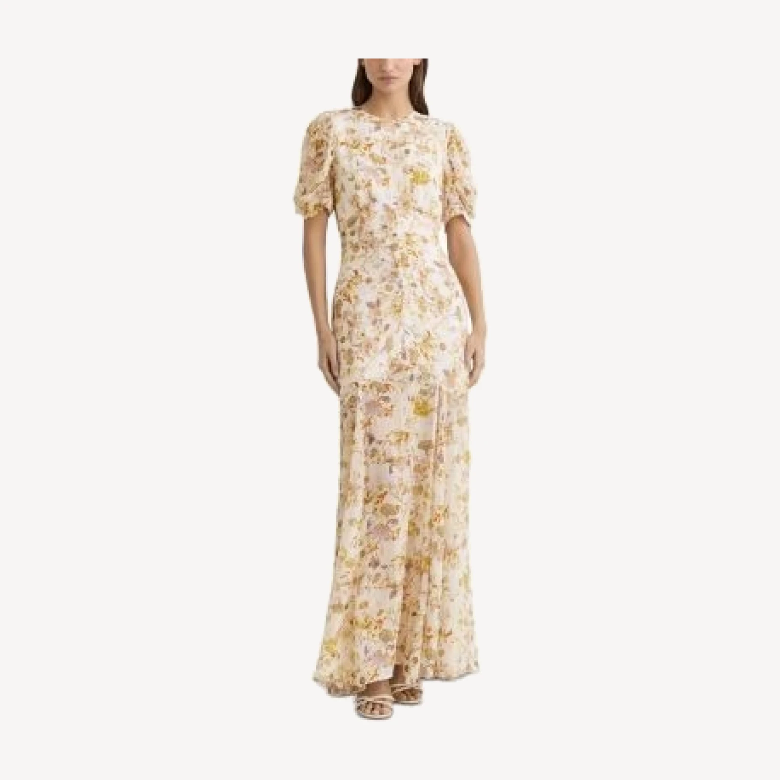 Reiss Naia Printed Floral Dress