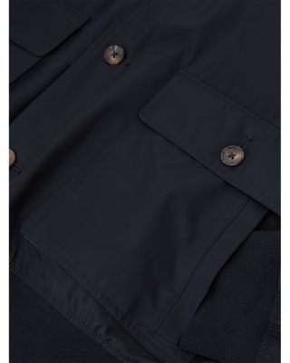 Reiss Latent Funnel Neck Bomber Jacket