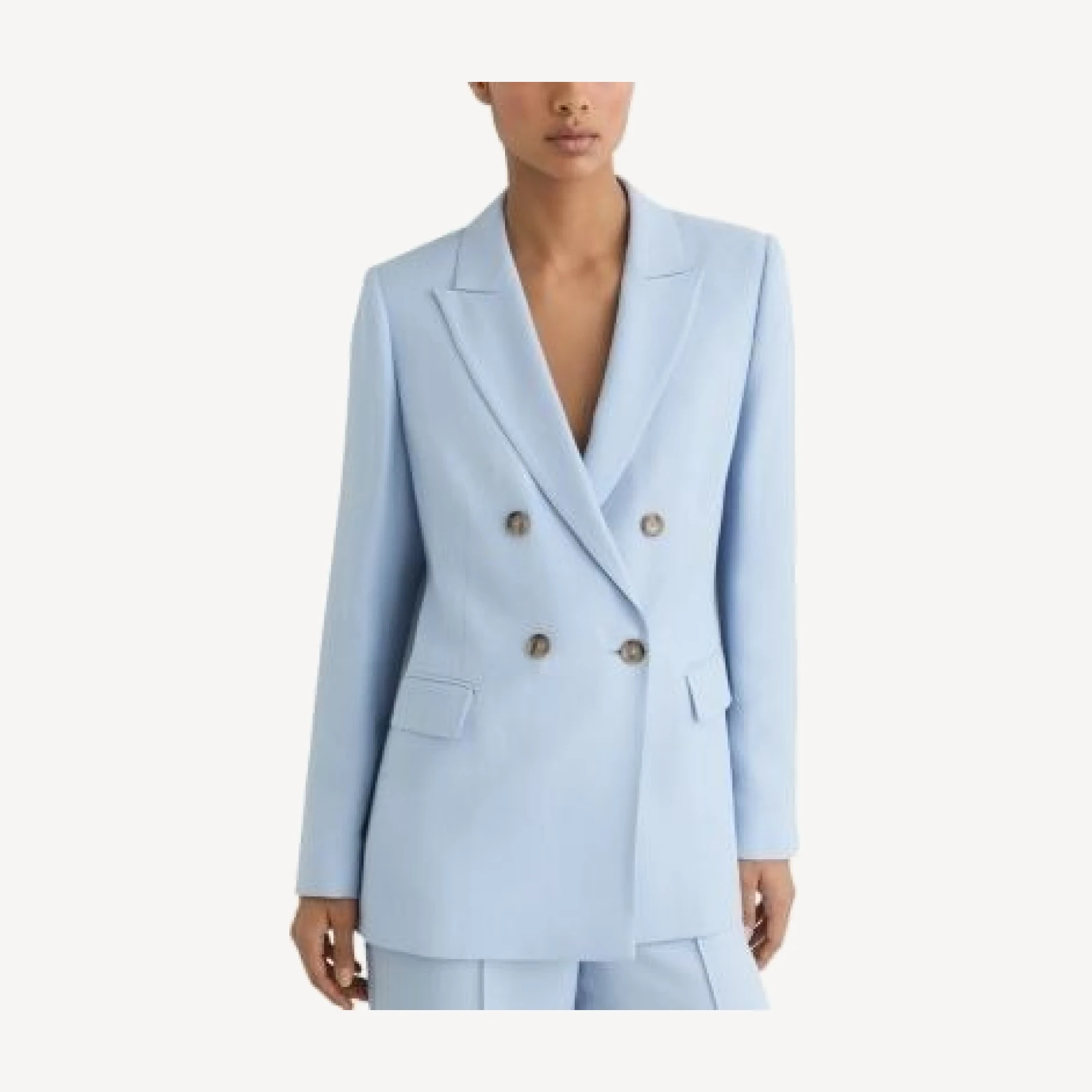 Reiss Petite Magda Double Breasted Suit Jacket