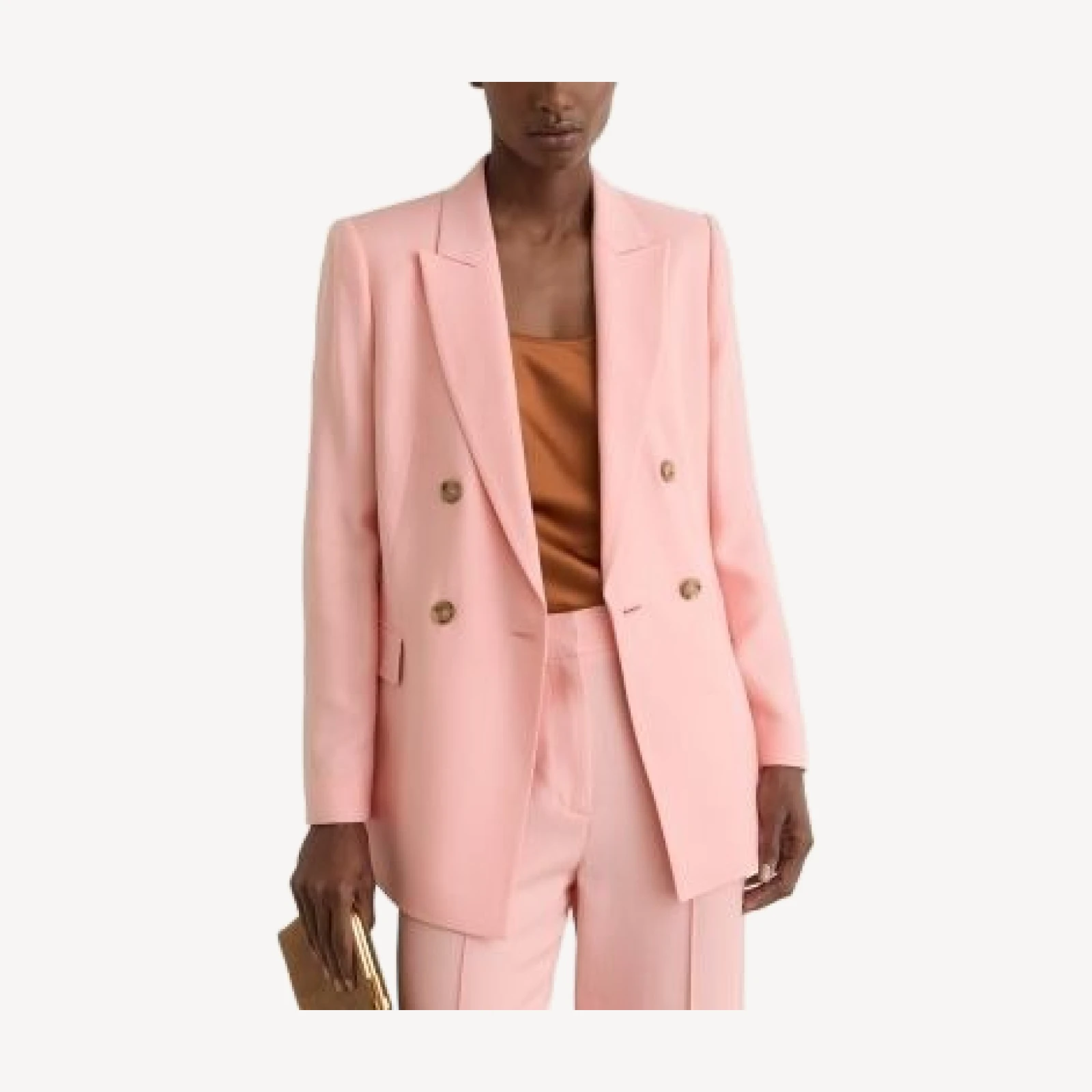 Reiss Petite Magda Double Breasted Suit Jacket