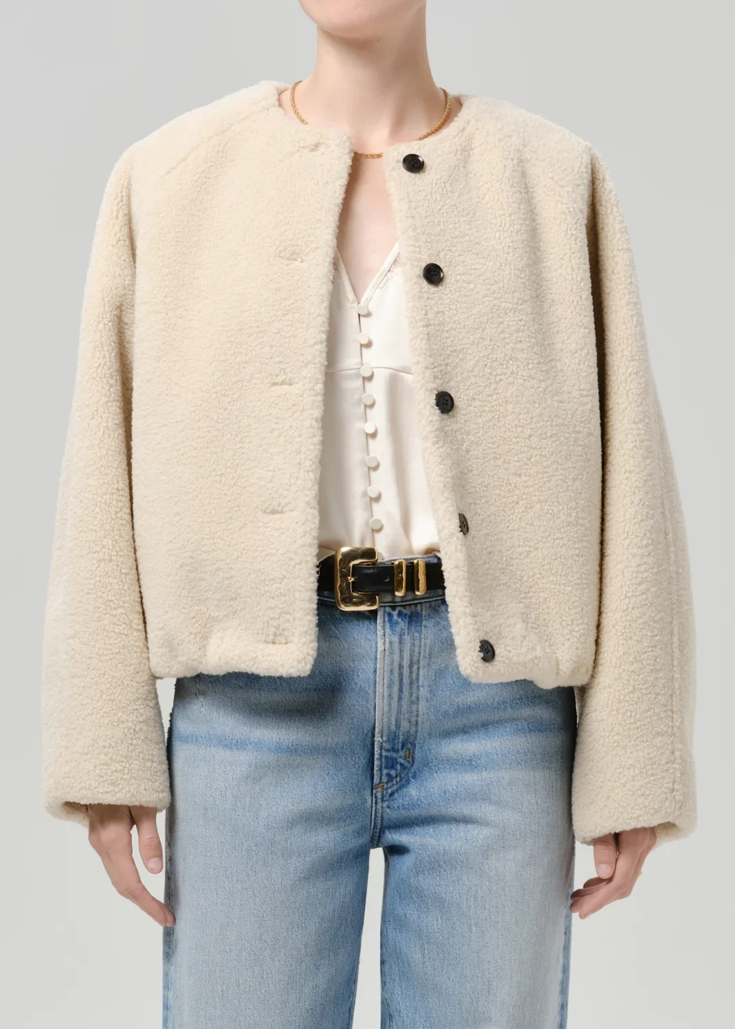 Sherpa Boucle Indoor Bomber in Cozy