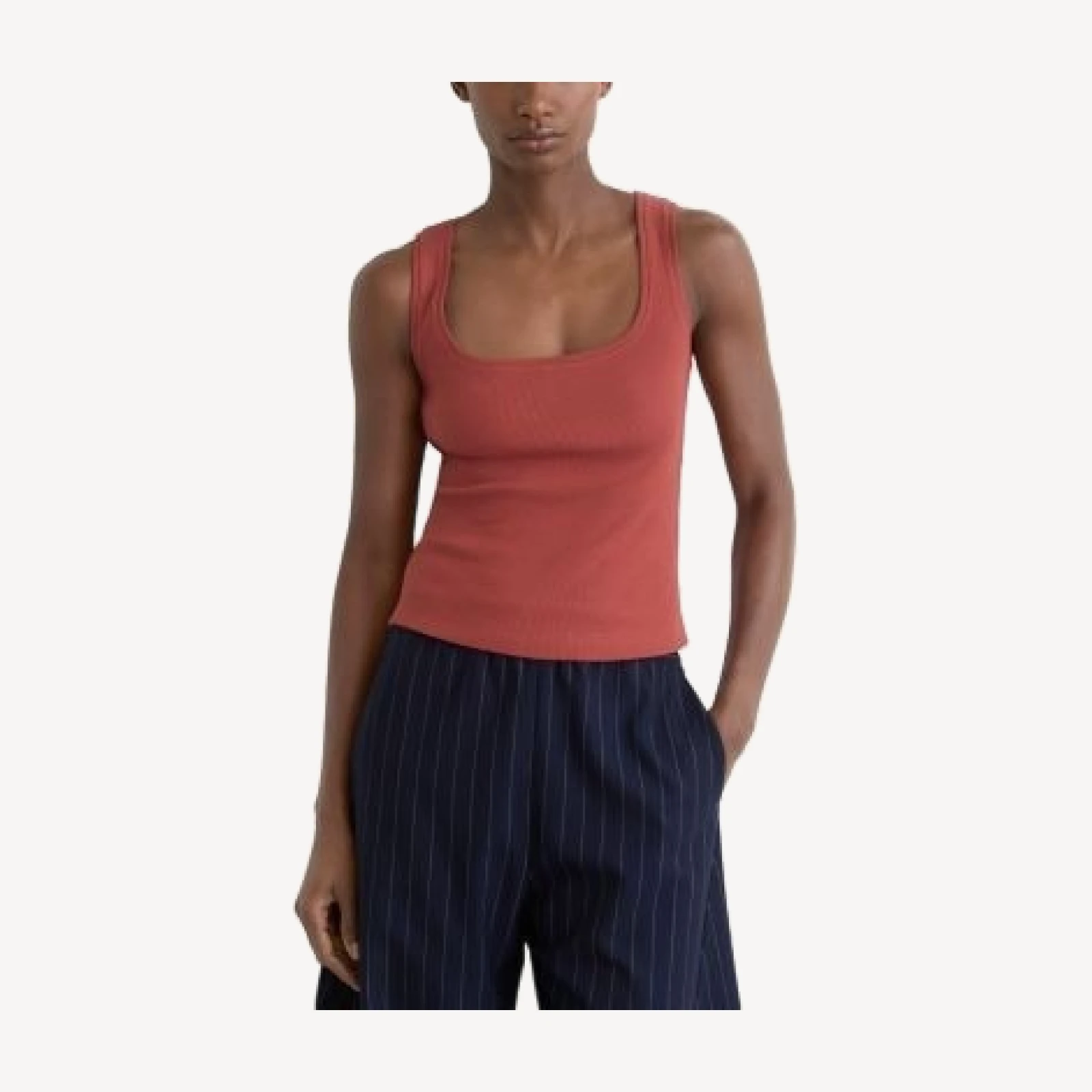Reiss Riva Square Neck Vest