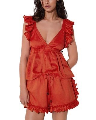 Reiss Brook Babydoll Top