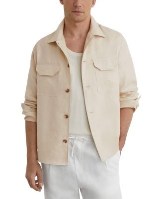 Reiss Polasio Herringbone Stripe Shirt