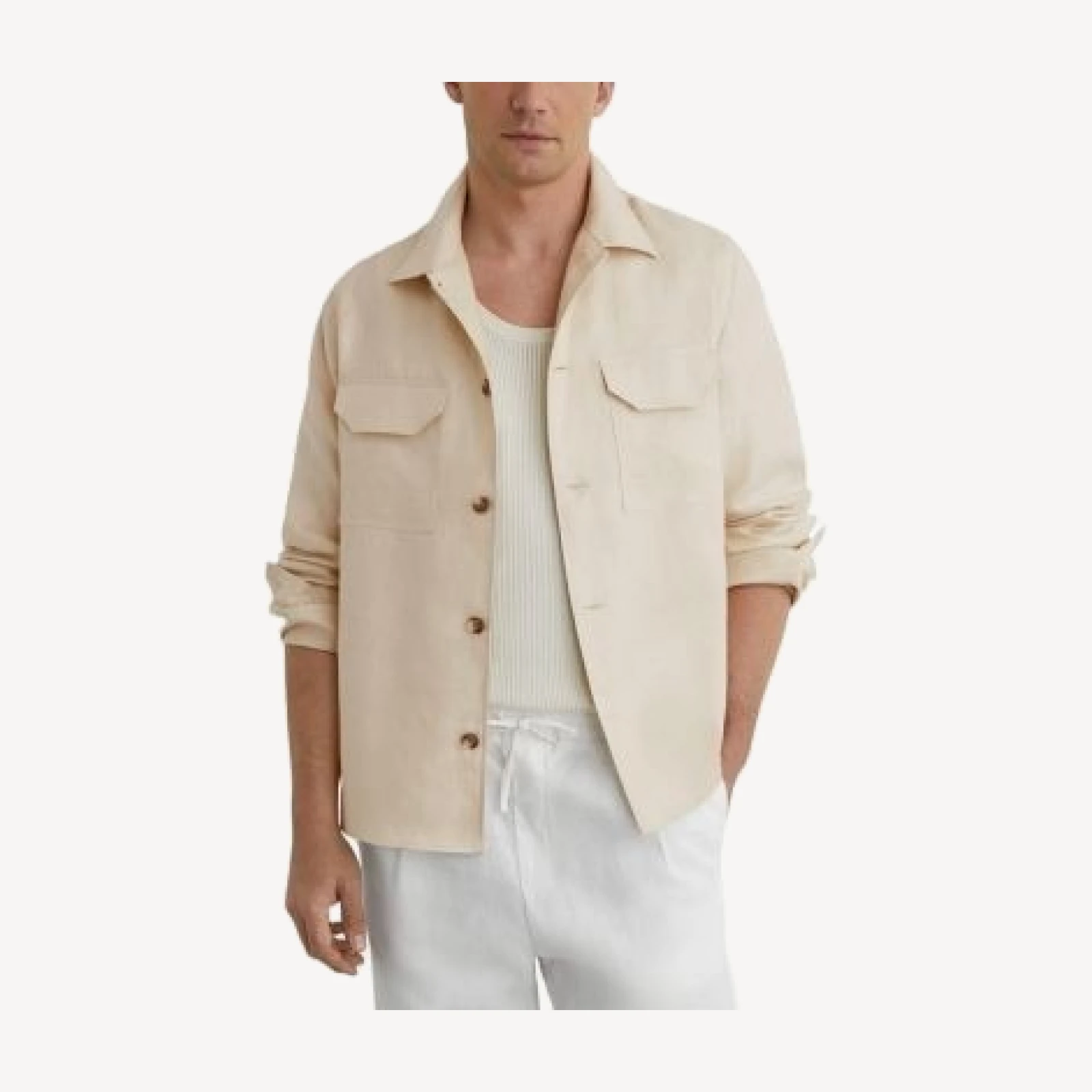 Reiss Polasio Herringbone Stripe Shirt
