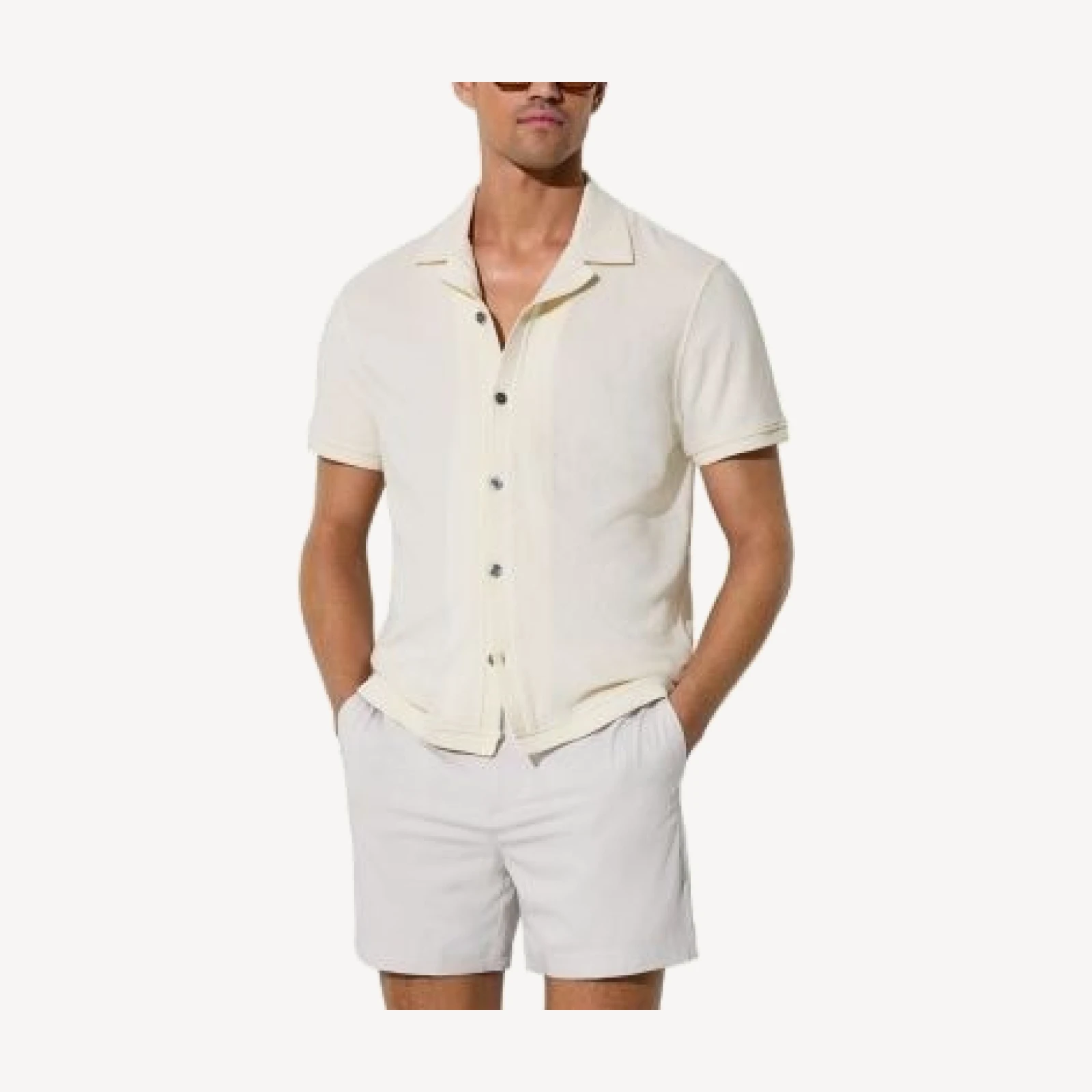 Reiss Eden Short Sleeve Towelling Shirt