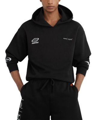 Reiss McLaren Cotton Heavyweight Relaxed Pullover Hoodie