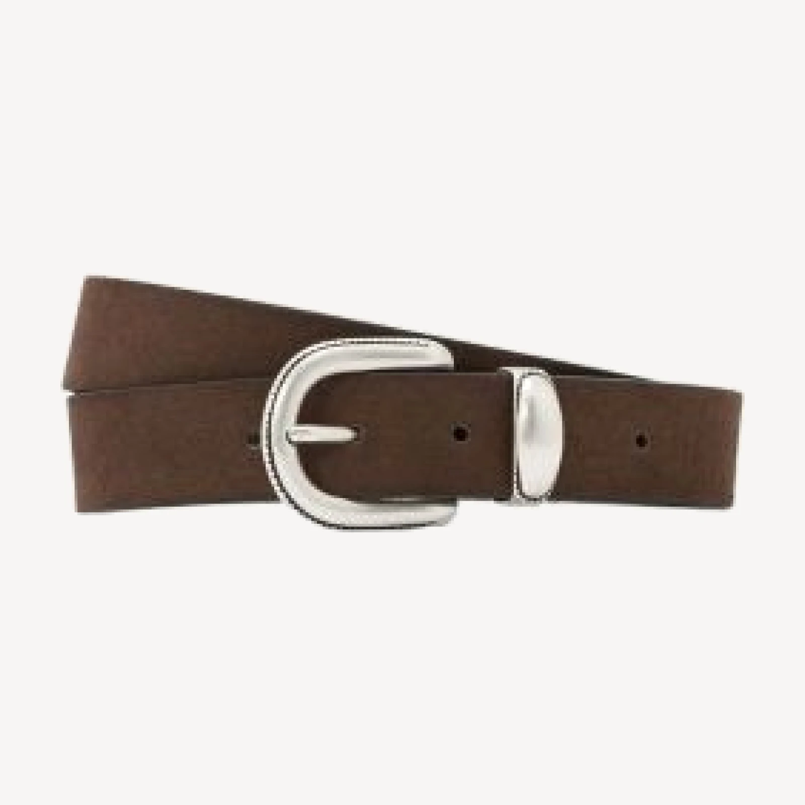 Reiss Men's Jonny Western Detail Leather Belt