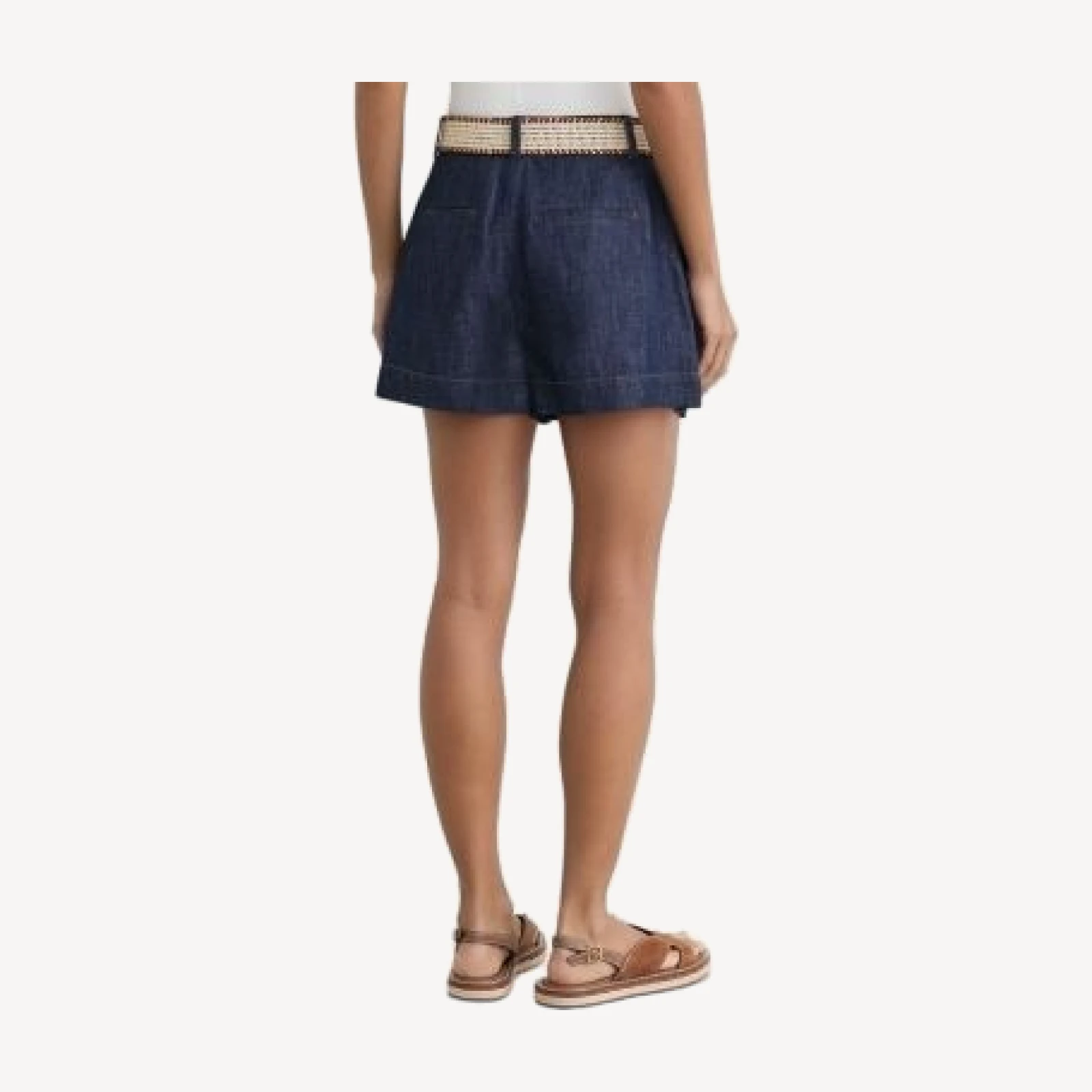 Reiss Beau Belted Shorts