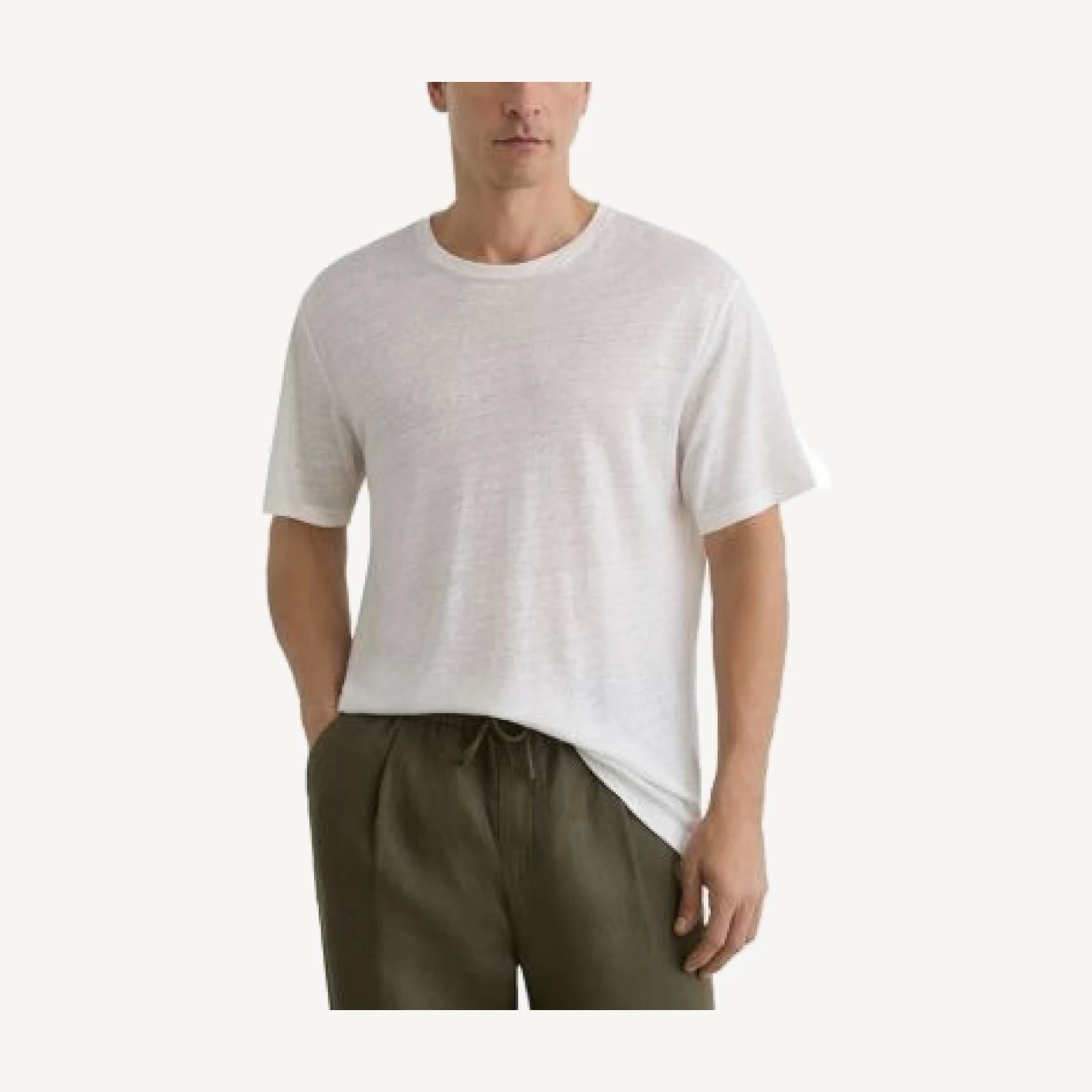 Reiss Langley Relaxed Fit Linen T-Shirt