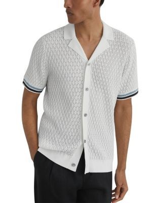 Reiss Bilsby Knit Tape Shirt