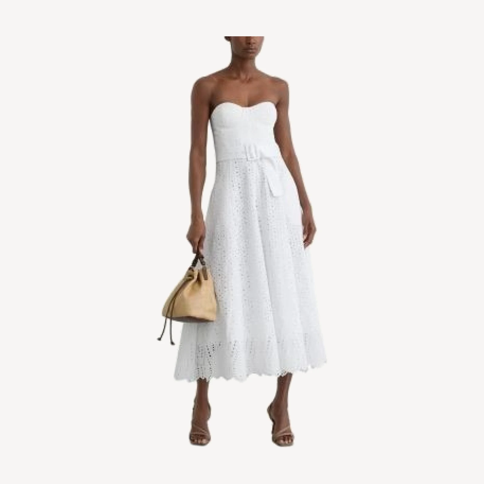 Reiss Anya Strapless Dress