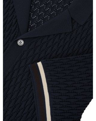 Reiss Bilsby Knit Tape Shirt