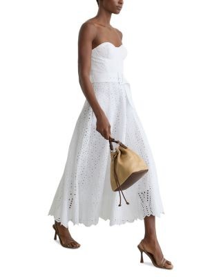 Reiss Anya Strapless Dress
