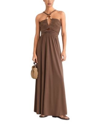 Reiss Eloise Beaded Jersey Maxi Dress