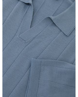 Reiss Chelmsford Short Sleeve Merino Wool Sweater Polo