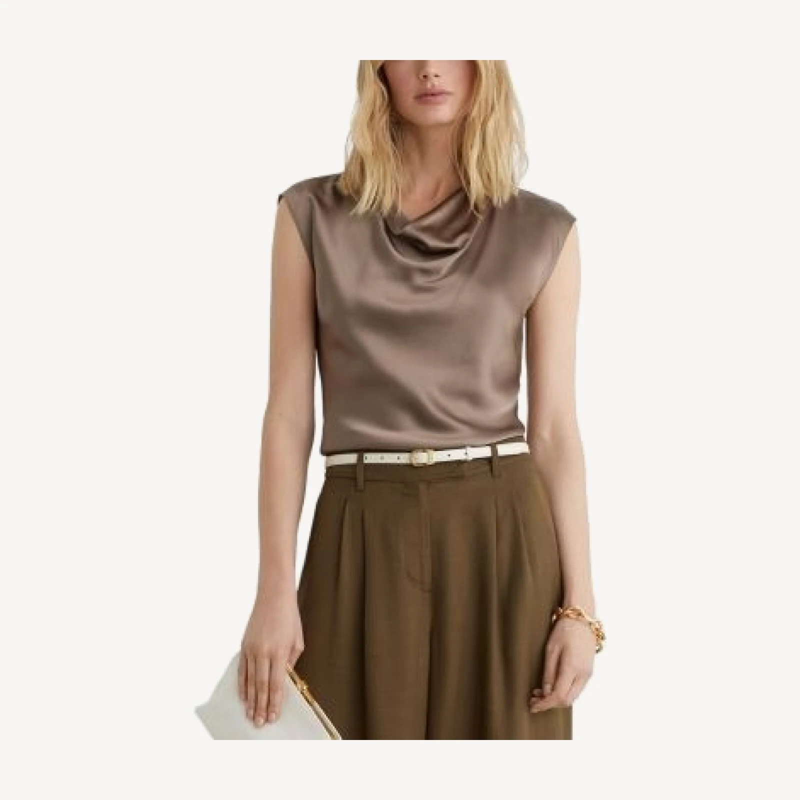 Reiss Cate Silk Top