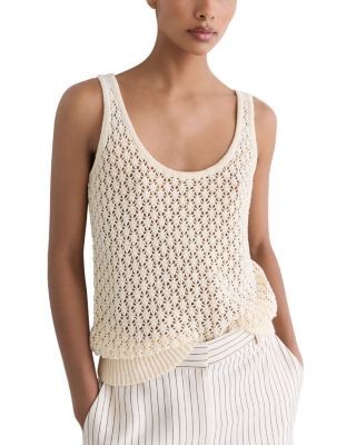 Reiss Open Stitch Vest