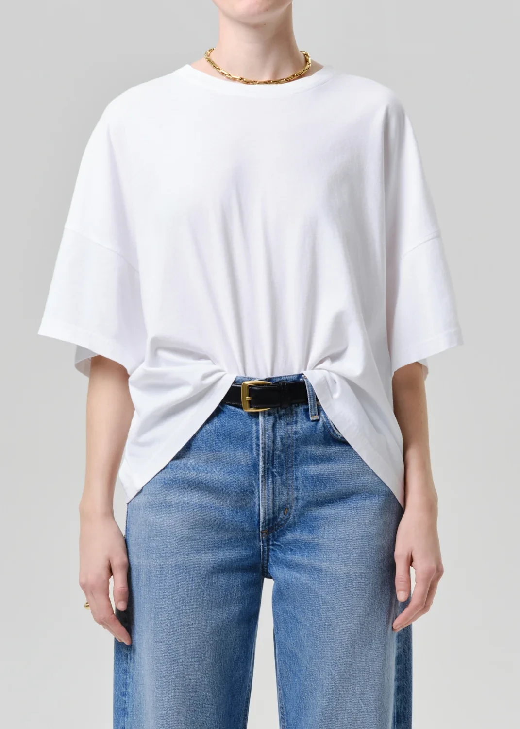 Cape Tee in White