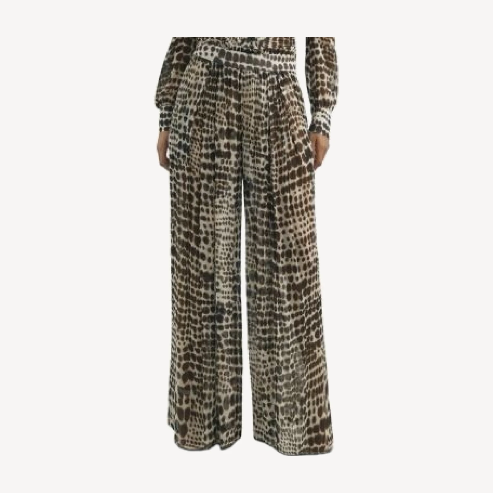 Reiss Aurelie Wide Leg Trousers