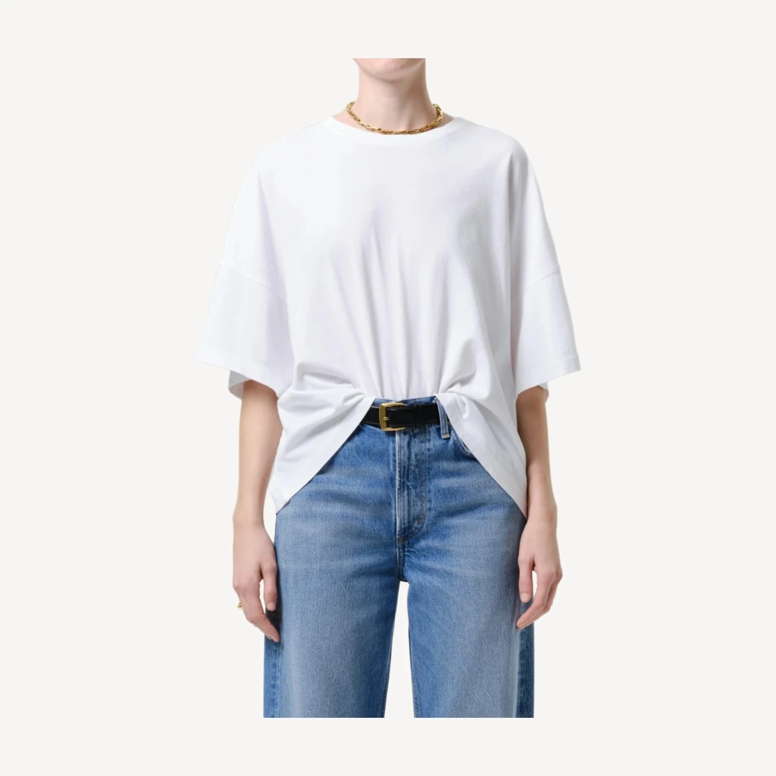 Cape Tee in White