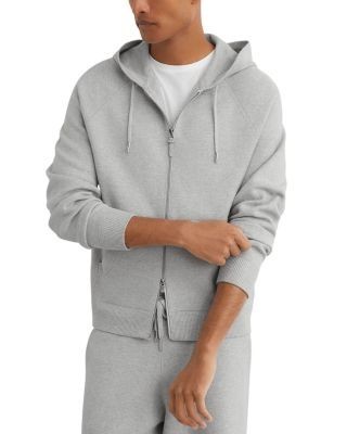 Reiss Manchester Full Zip Milano Knit Hoodie