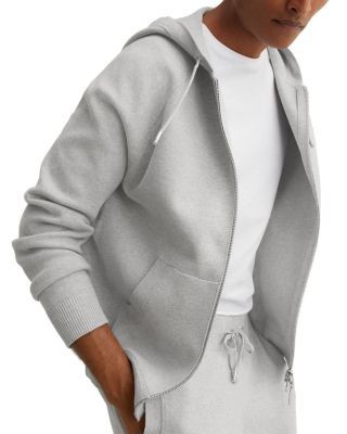 Reiss Manchester Full Zip Milano Knit Hoodie