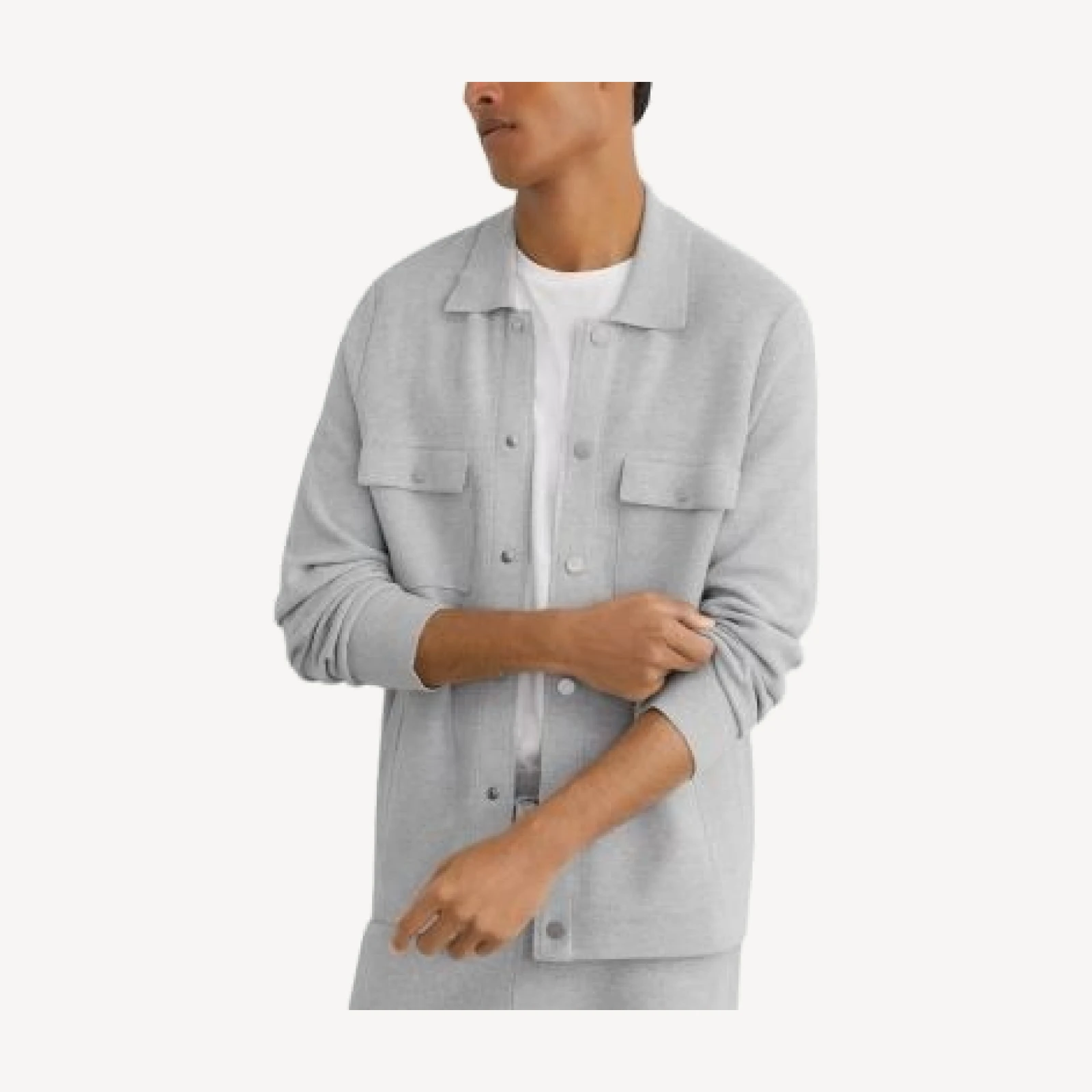 Reiss Plaistow Milano Knit Overshirt